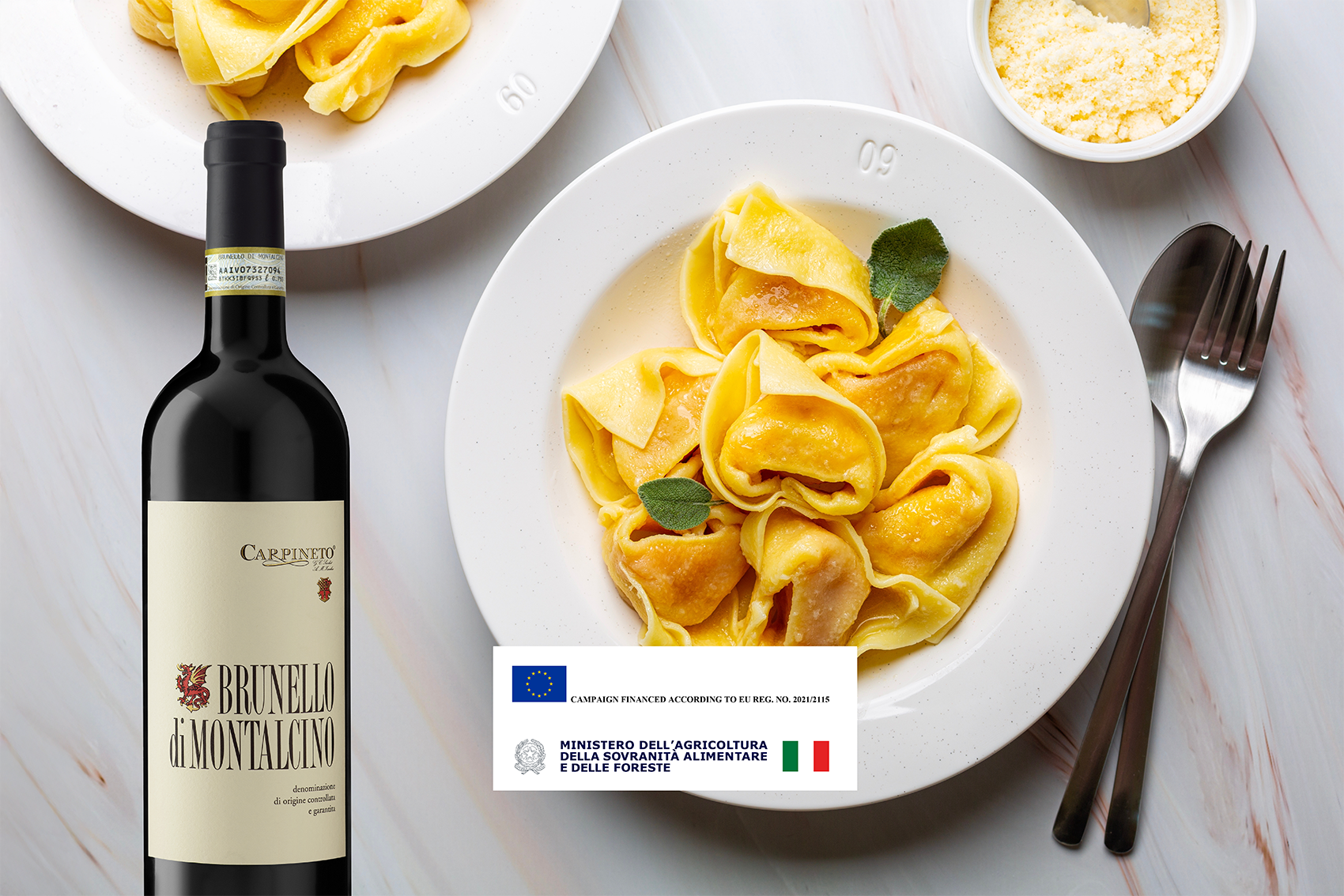 World Pasta Day: Brunello di Montalcino Carpineto with Authentic Italian Recipes

